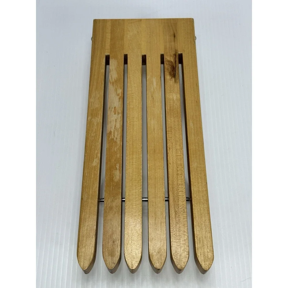 Vintage Glines Co Wood PANTS-RAK Portable Hanger for‎ Trousers Pants And Skirts